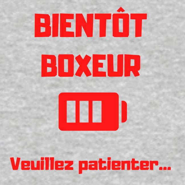 BIENTOT BOXEUR ROUGE