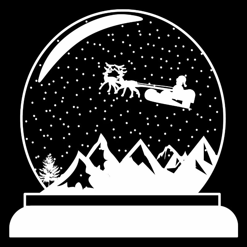 Snow Globe Conception de globe de Noël