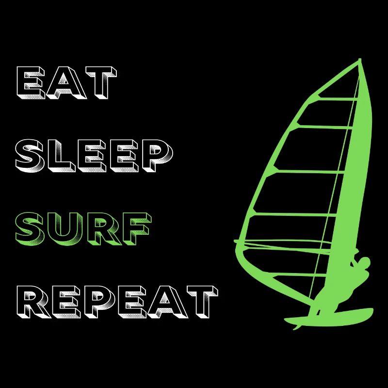 Manger Sommeil Planche à voile Répéter