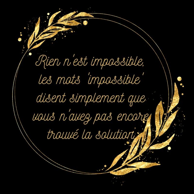 Impossible n'est pas Solution