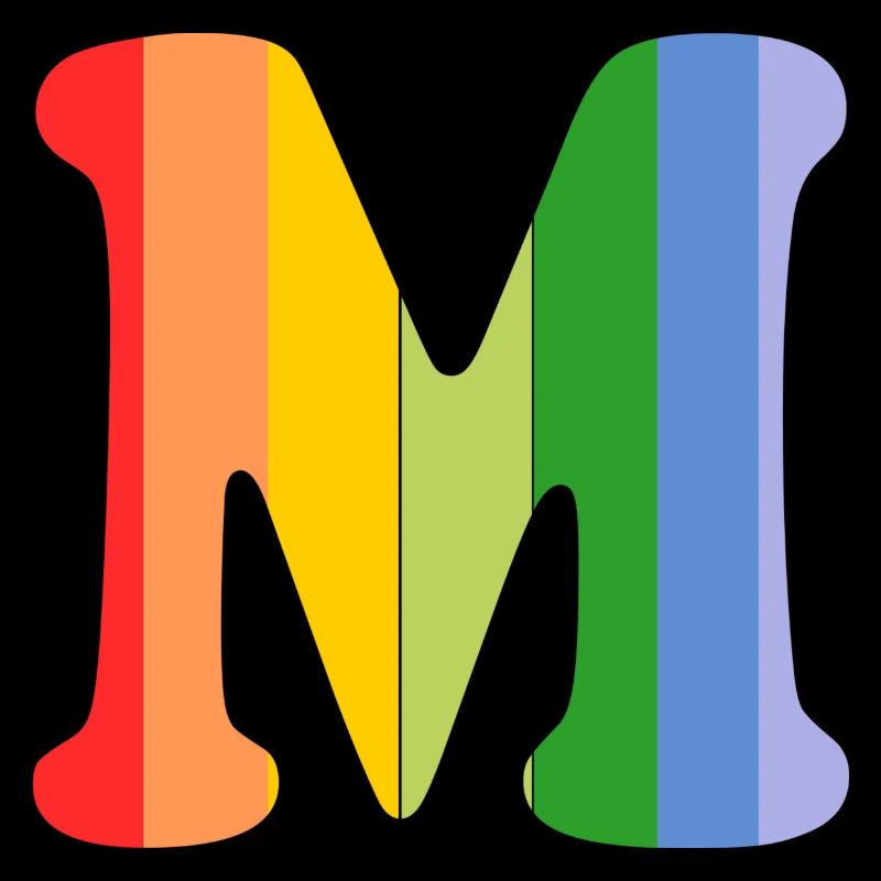 Letter M Rainbow