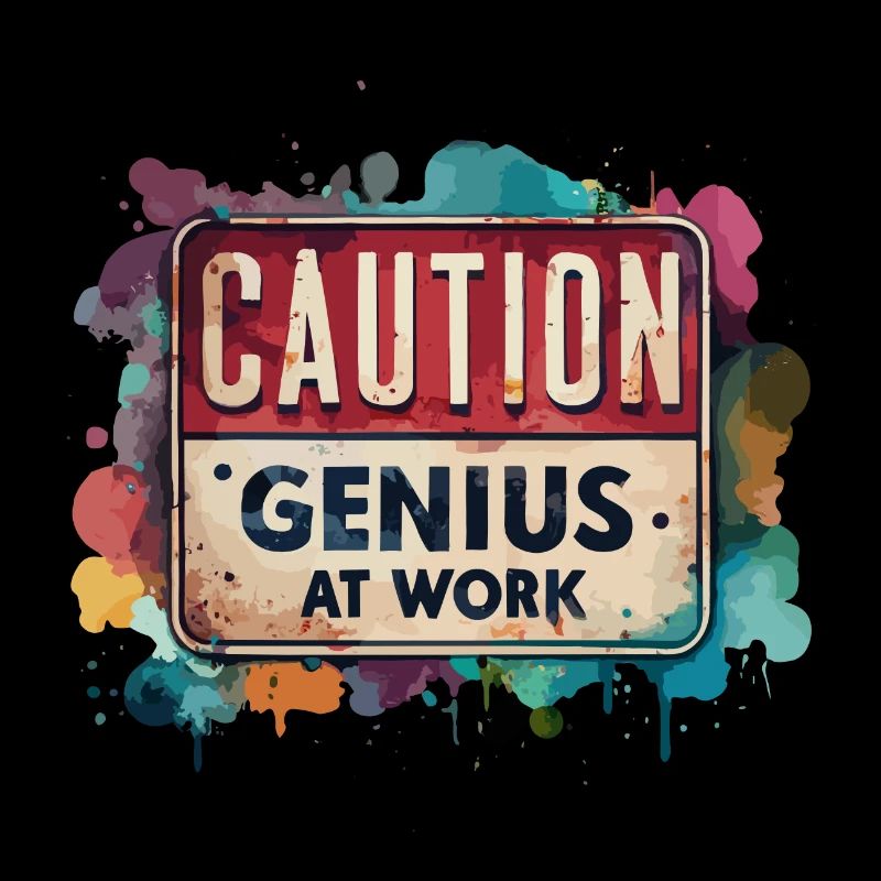 CAUTION Genius at work