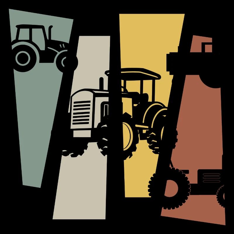 Vintage Retro Tractor
