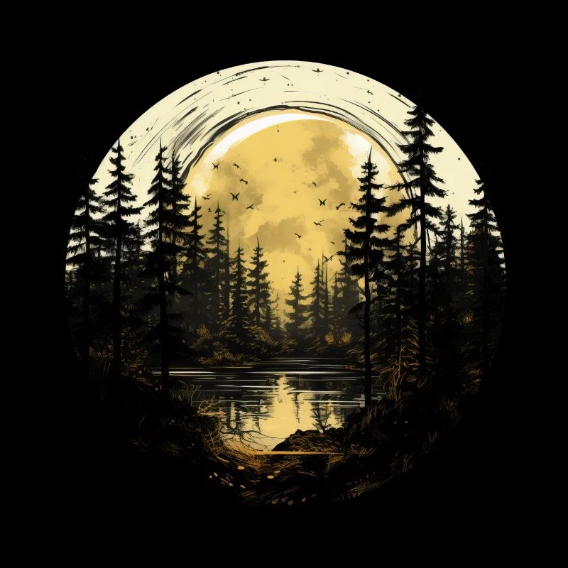 Nuit dans la forêt