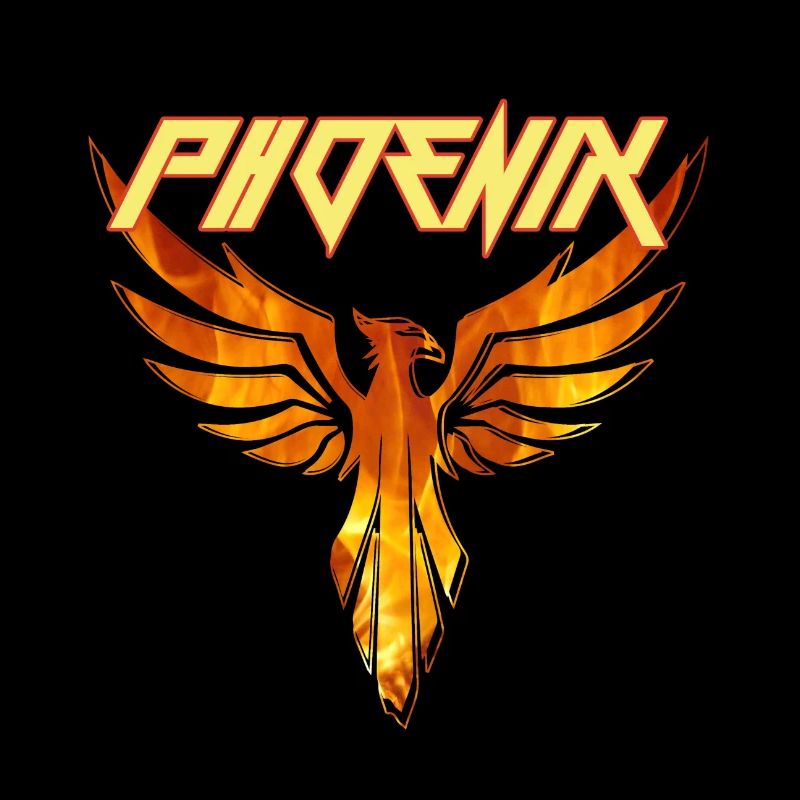 phoenix,phönix,vogel,feuer,illustration