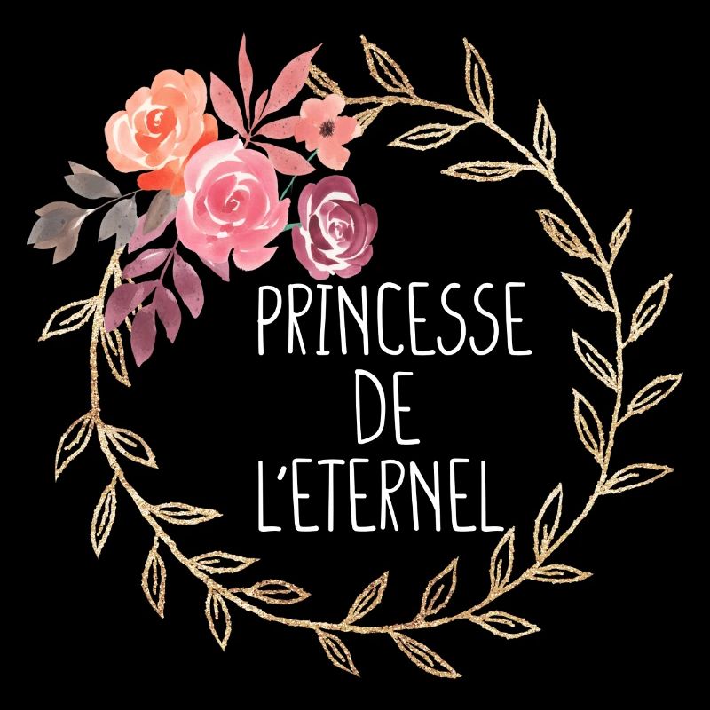 Princesse de l éternel, couronne de fleur