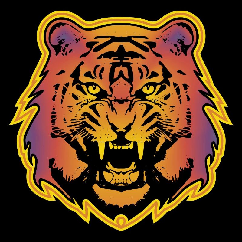 Colorful tiger - 2