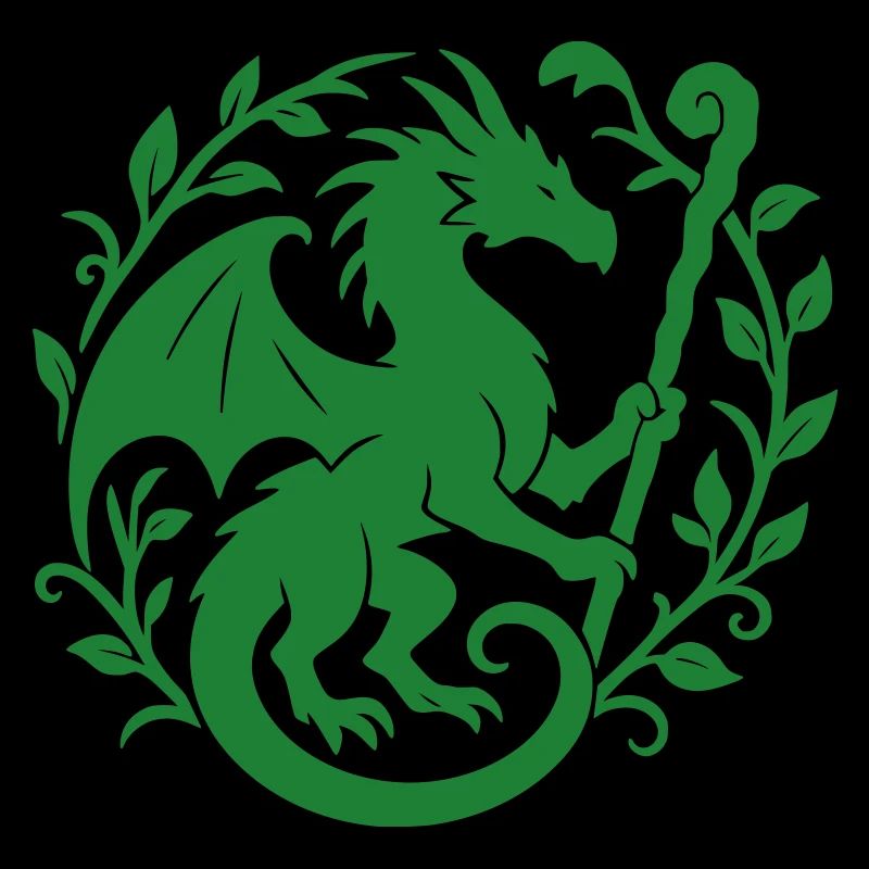 Druide Dragon (vert clair)