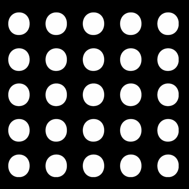 white dots
