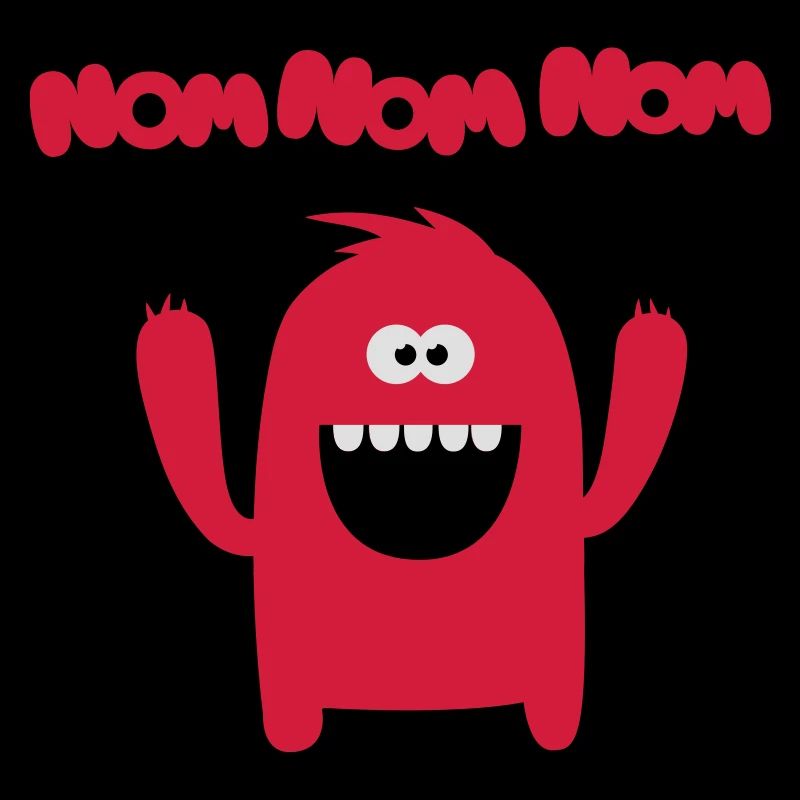 Om nom nom nom - monstre