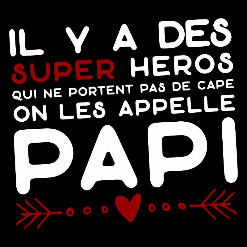 Papi super héros cadeau papy