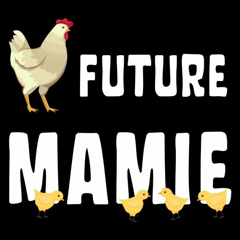 Future Mamie avec Petits Poussins