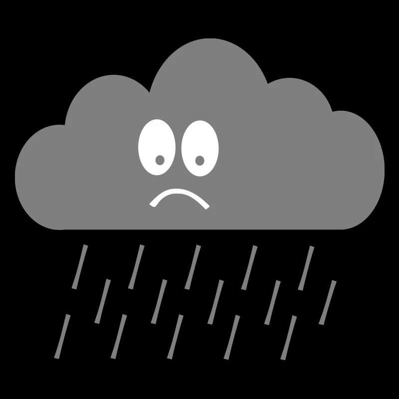 Sad Cloud face