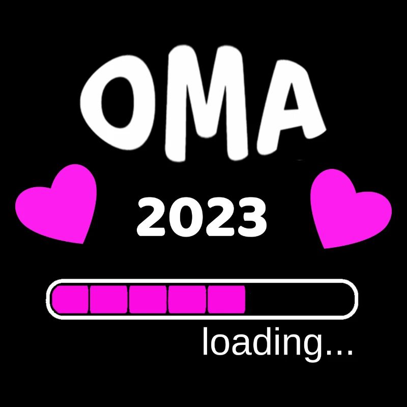 Oma 2023 Schwangerschaf Geburt Großmutter Idee