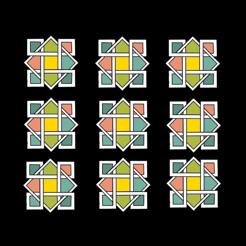 Geometric pattern, color