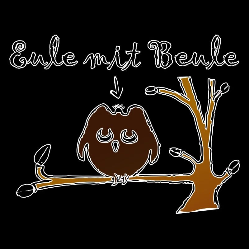 Eule mit Beule