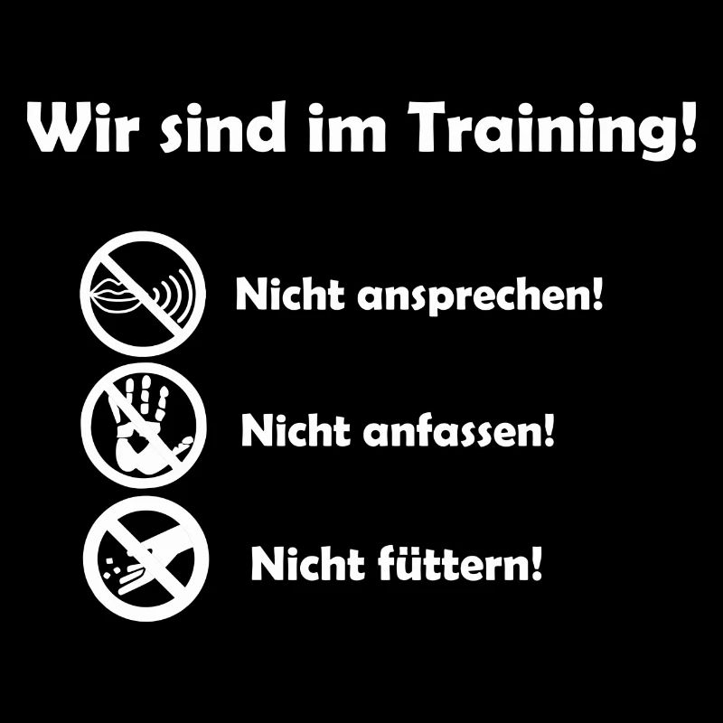Wir sind im Training!
