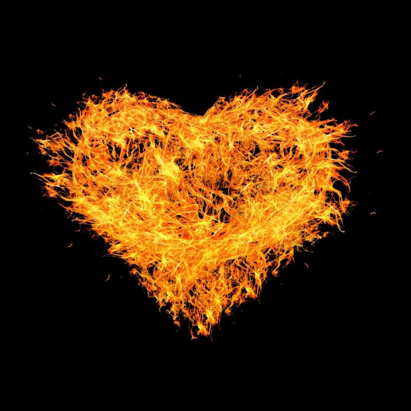 Flammen Herz