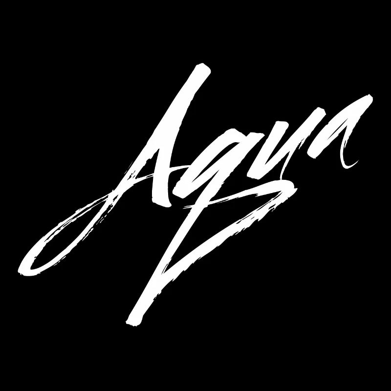 Aqua Text - Water Drinking and Swimming