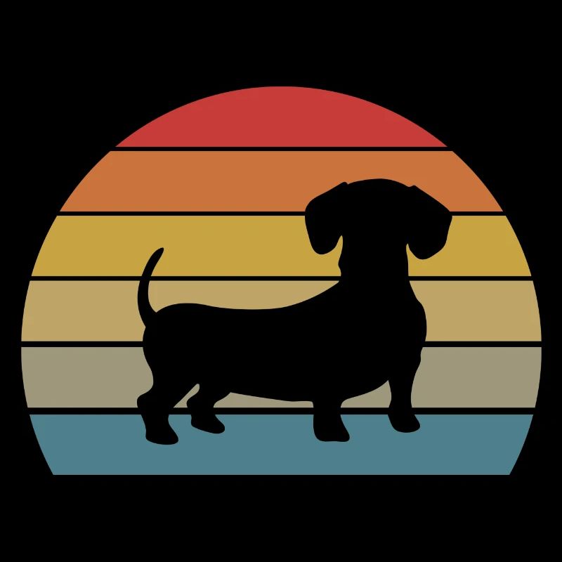 Teckel Chien Rétro Pet