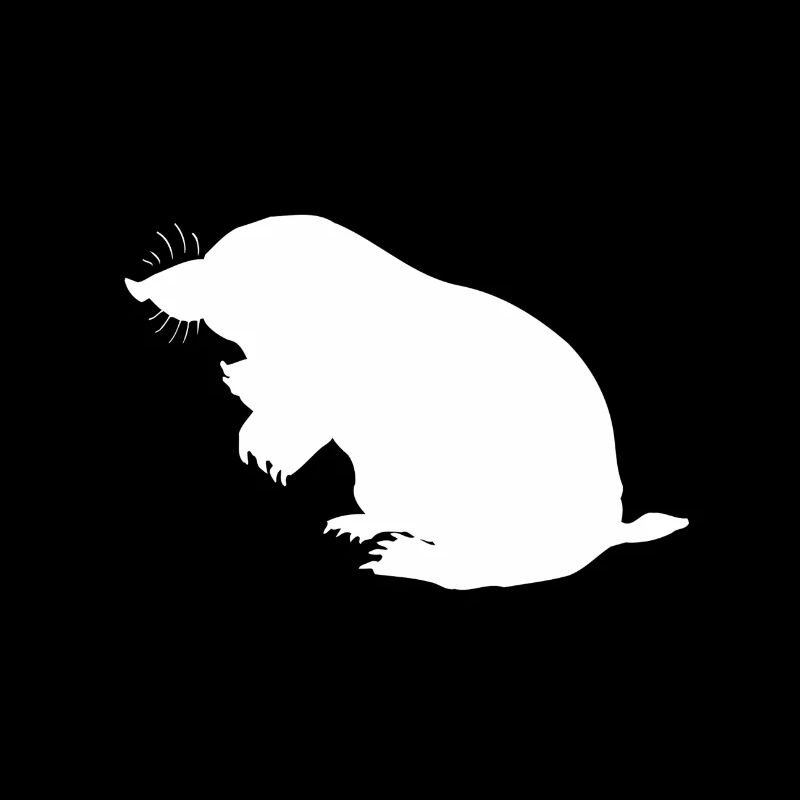 Mole Nature Retro Logo