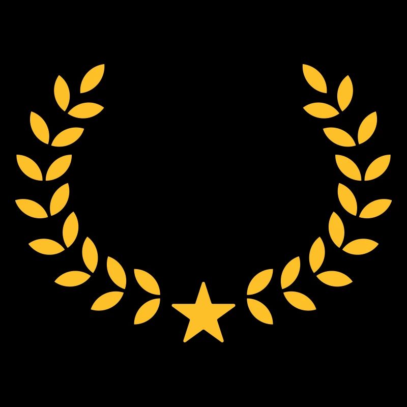 Siegerkranz Dein Text Stern Sieger Gewinner Kranz