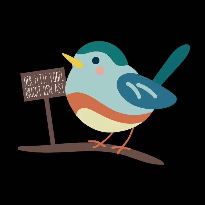 Dicker Vogel