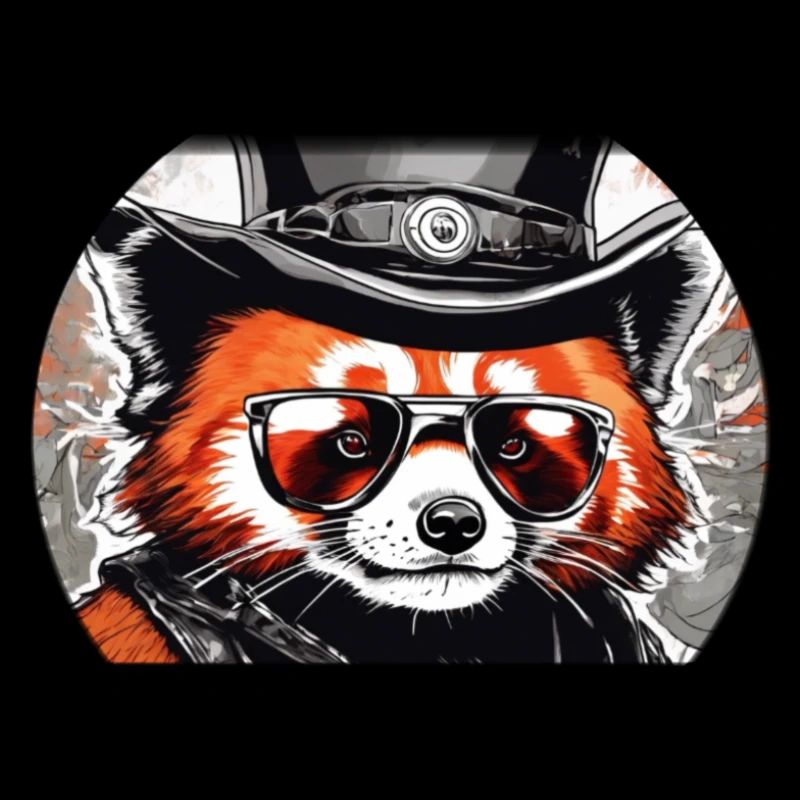 Chapeau de panda roux