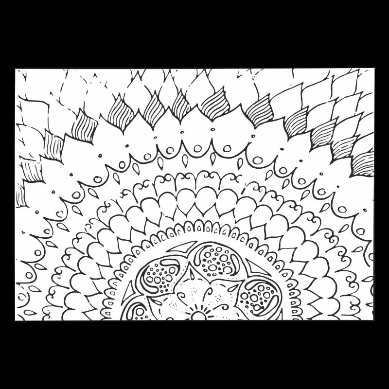 Mandala im Rahmen