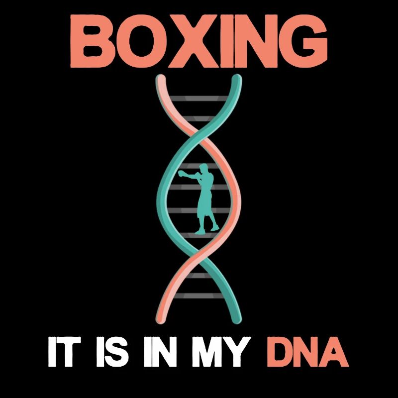Boxen Boxer Boxkampf Faustkampf Kampf Geschenk DNA