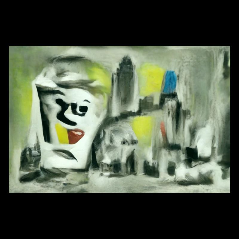 Abtaktes Bild -The City flows