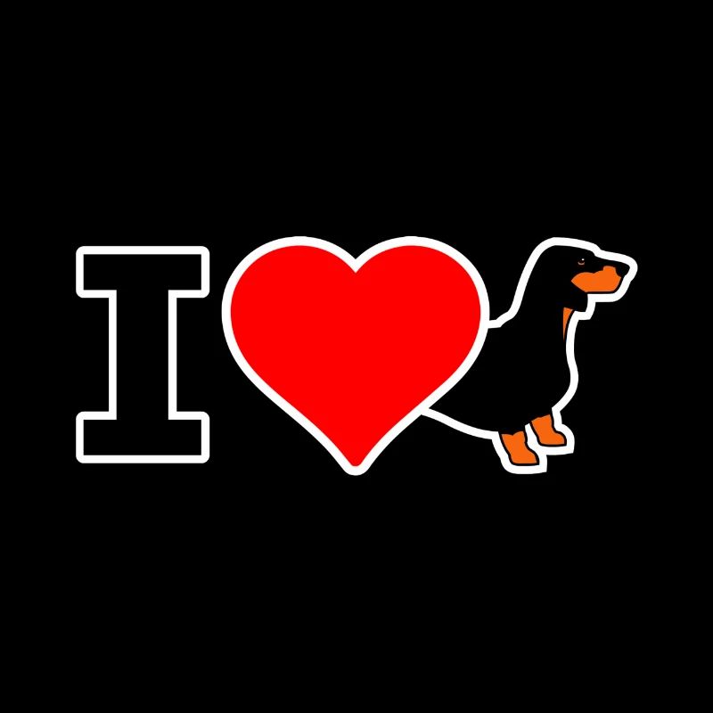 J'AIME Teckel Teckel iloveteckel