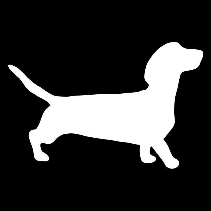 Silhouette de teckel