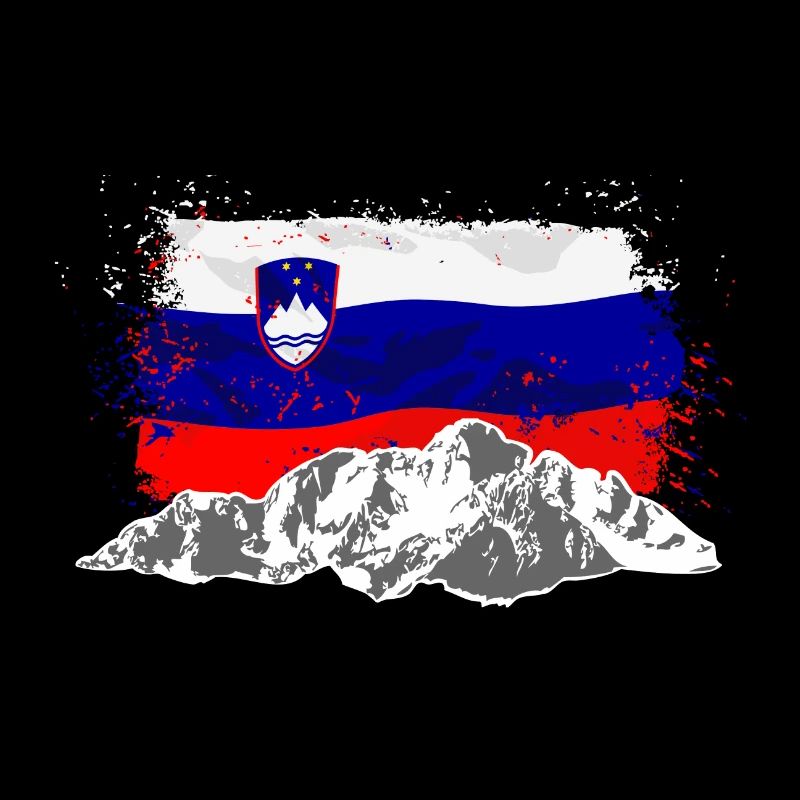 Slovenia - Mountains & Flag