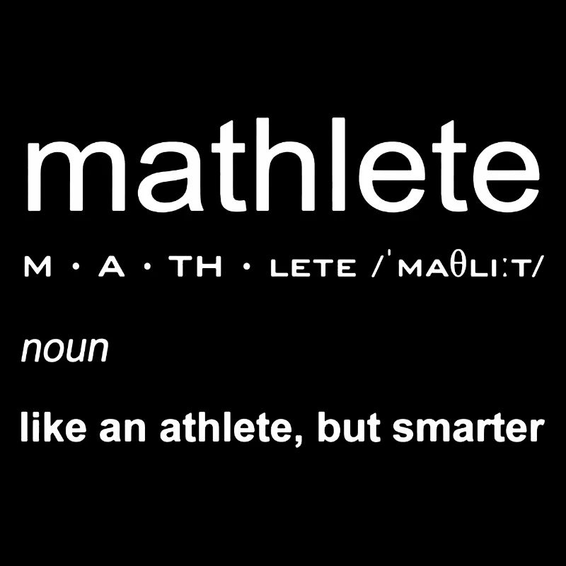 Mathlete Définition Drôle Math Nerd