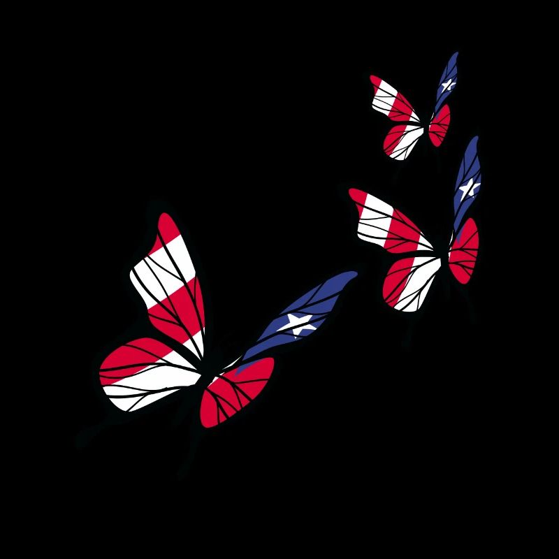 Drapeau papillon portoricain