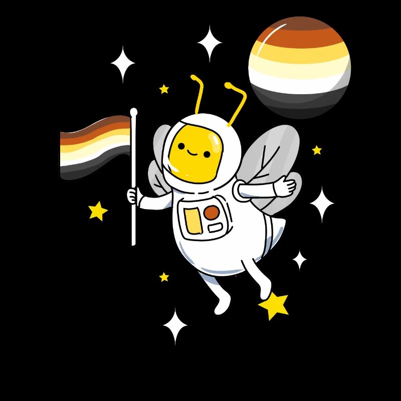 Bee in Space Gay Bear Pride