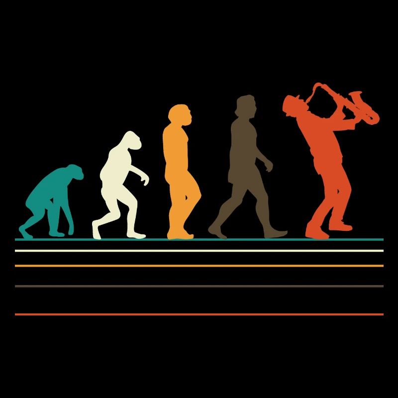 Human Evolution Saxophone