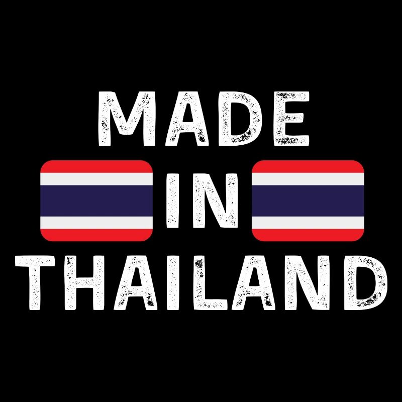 Fabriqué en Thaïlande - Drapeau thaïlandais
