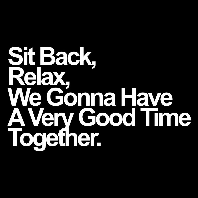 Techno House Musik Sit Back Relax Geschenk