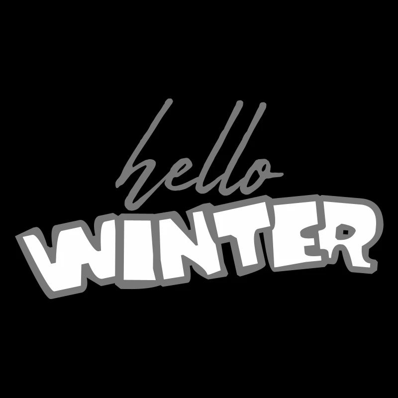 Hello winter saying