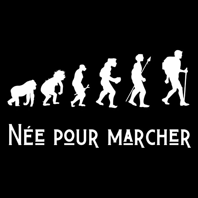 née pour marcher évolution