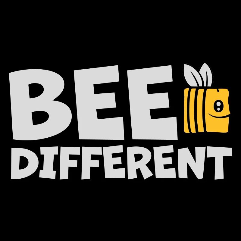 bee different Spruch Zitat