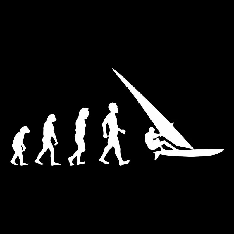 Evolution Windsurfer Geschenk Windsurfing Surfer