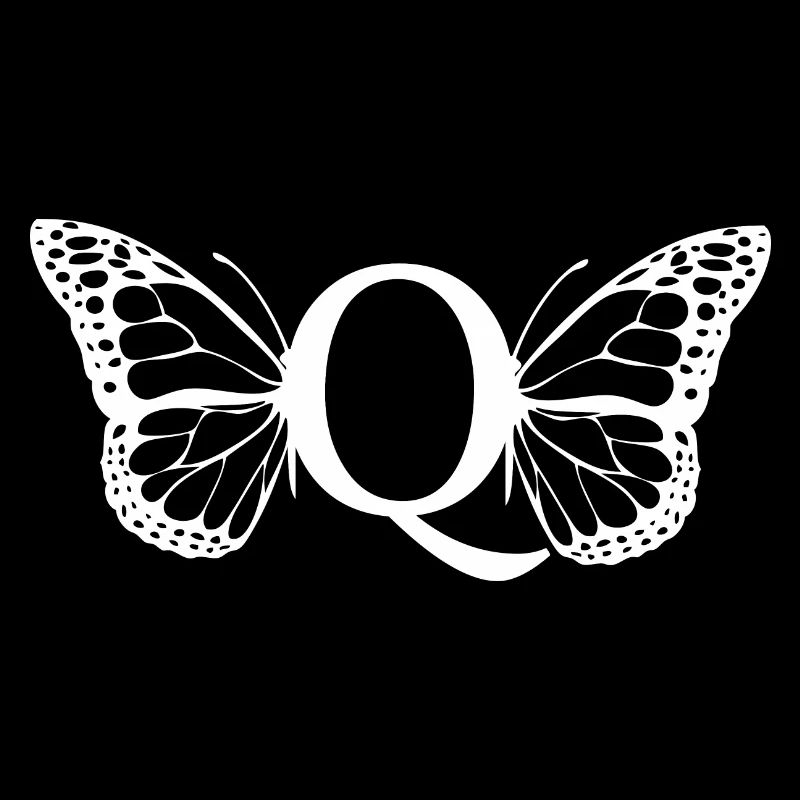 lettre q papillon