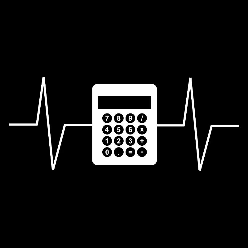 T-shirt Cool EKG pour Compteur Comptable