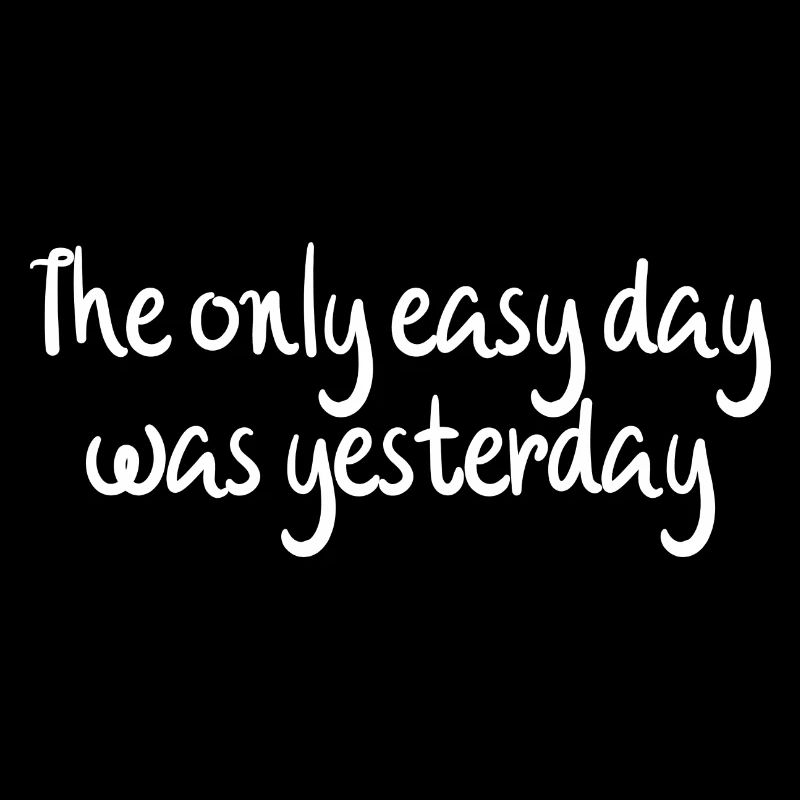 Der einzige einfache Tag war gestern