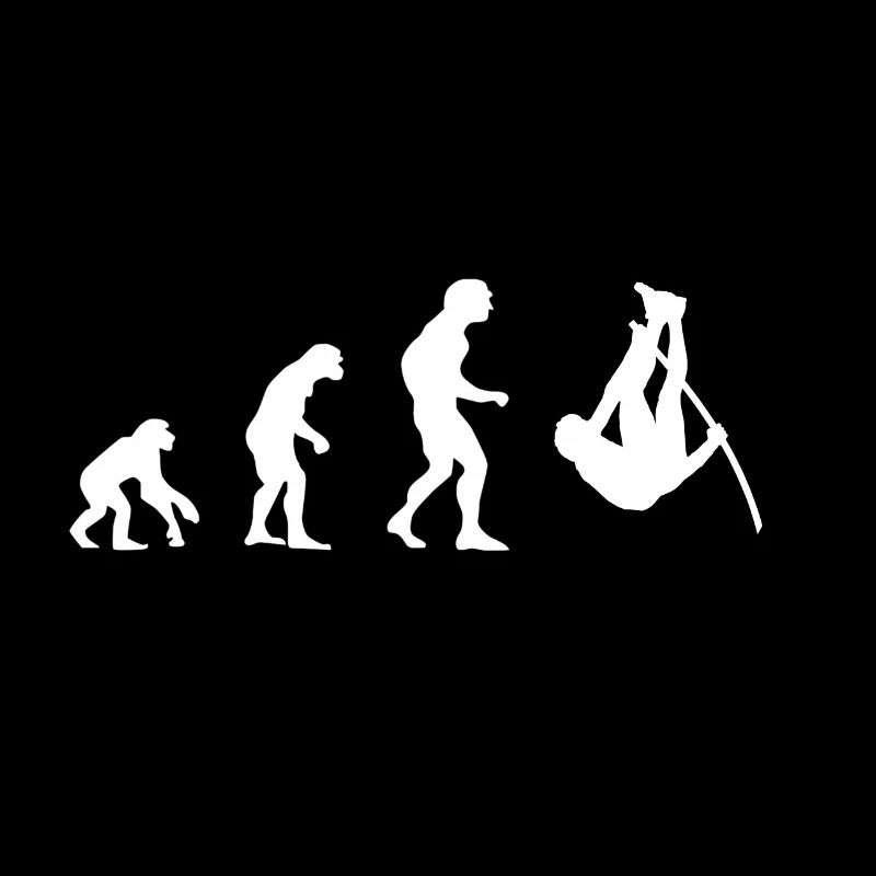 Evolution, saut à la perche de singe, saut à la perche