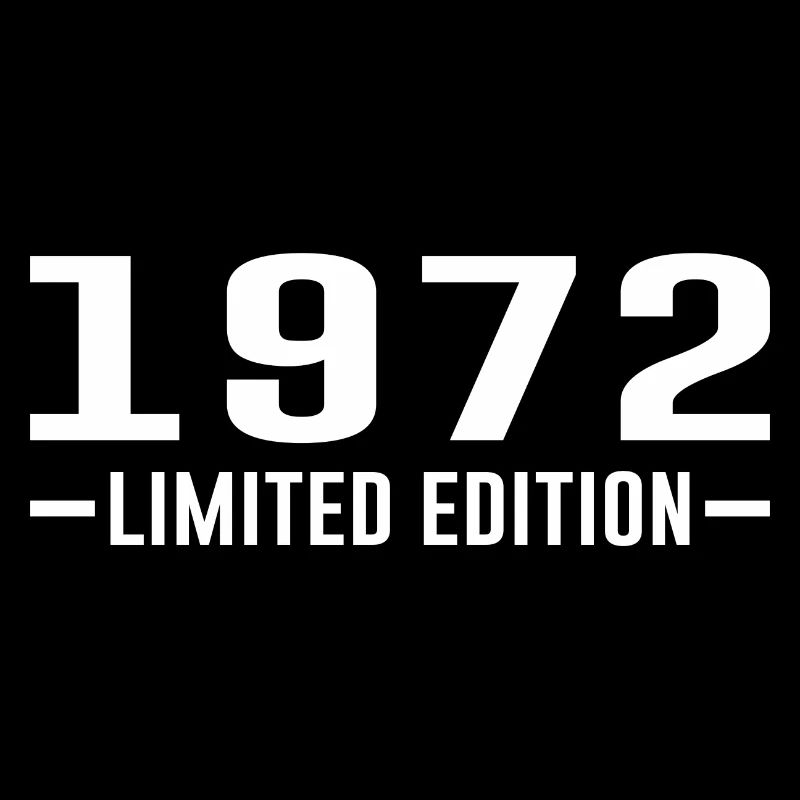 Édition limitée 1972 Année de naissance Anniversaire