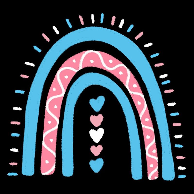 Transgenre Boho Rainbow Trans Pride